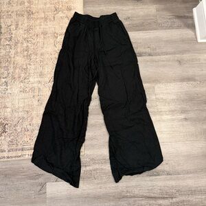 a new day women’s Black Wide-Leg linen pants